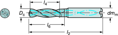 ROT - SW CoroDrill Delta-C 4 5 D c R842 Cylindriskt skaft CoroDrill Delta-C hårdmetallborr med hög precision Utvändig skärvätsketillförsel BORRNIN Borrdiameter: Max.