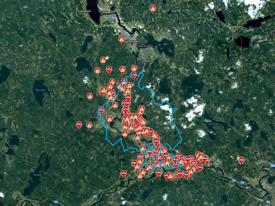 Station 17 Gagnef Nuvarande bemanning 1+2 Invånare församling 6 64 Invånare tätort 3 687 (Gagnef, Djurås, Djurmo, Bäsna) % invånare i tätort 61% Inv.