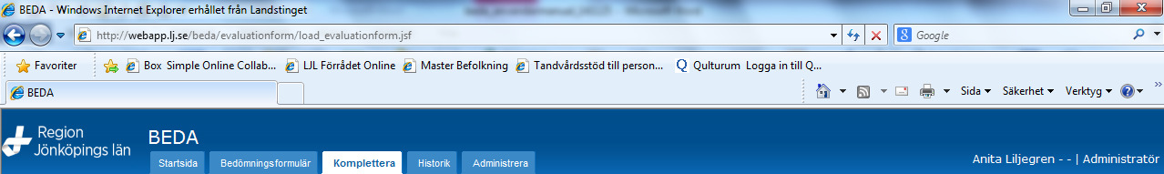 på Hämta-knappen. Om det skulle finnas flera ansökningar för samma patient så kan man välja i listan genom att trycka på Öppna.