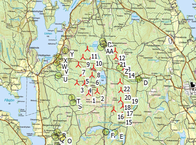 Projekt: Användarlicens: Siggeboyttan Eolus Vind AB Box 95 SE-28 2 Hässleol +4 45-495 Mattias Haarsjö / attias.aarsjo@eolusvind.co Beräknad: 2--4 :2/3.