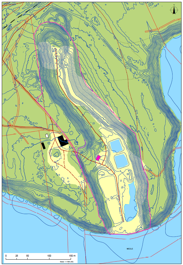 Figur 7: Medle uttagsområde.