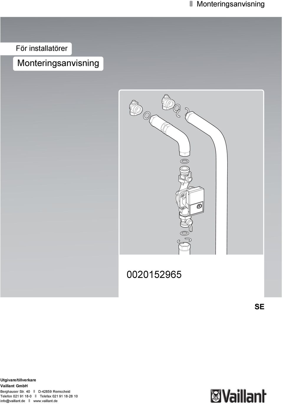 Vaillant GmbH Berghauser Str.