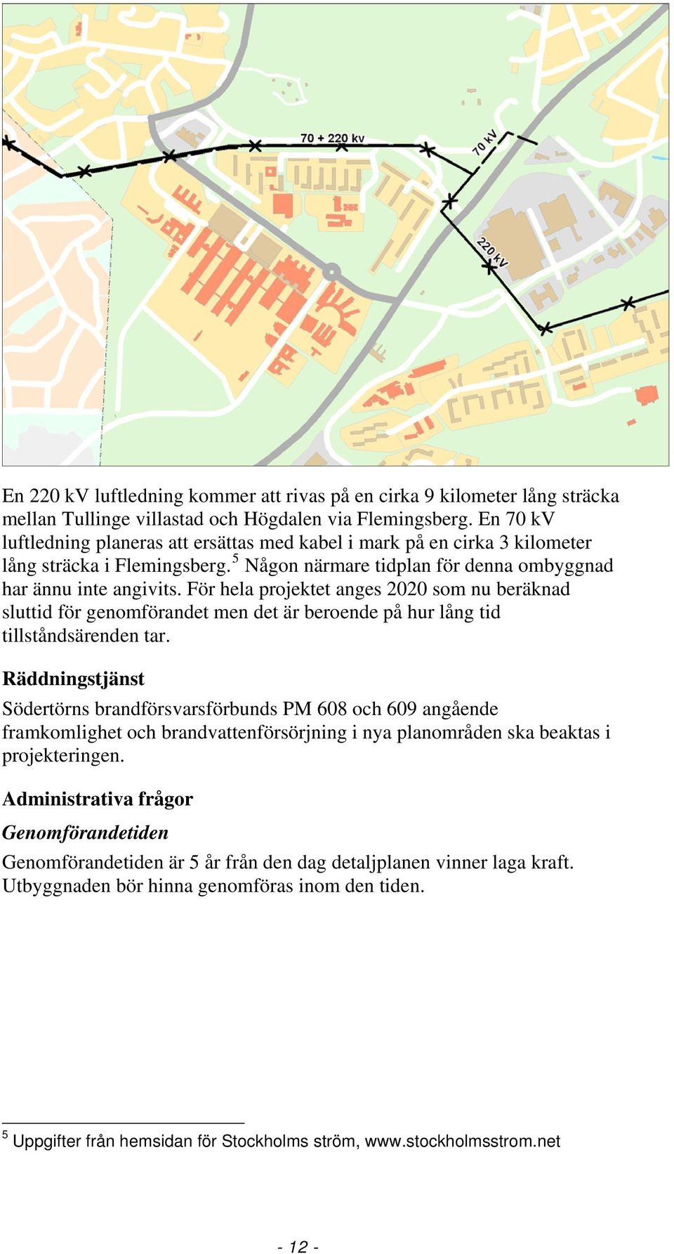 För hela projektet anges 2020 som nu beräknad sluttid för genomförandet men det är beroende på hur lång tid tillståndsärenden tar.