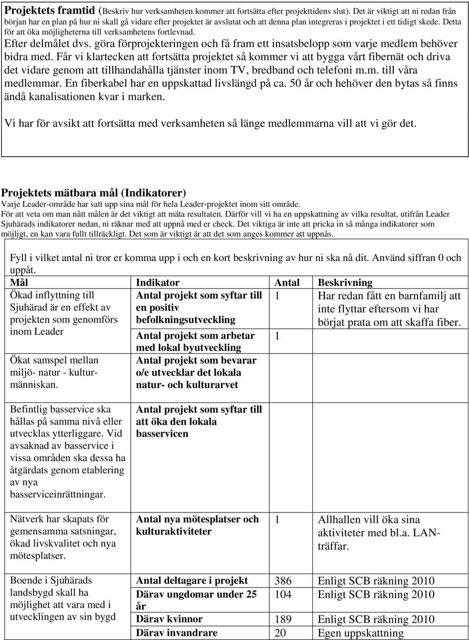 Detta för att öka möjligheterna till verksamhetens fortlevnad. Efter delmålet dvs. göra förprojekteringen och få fram ett insatsbelopp som varje medlem behöver bidra med.