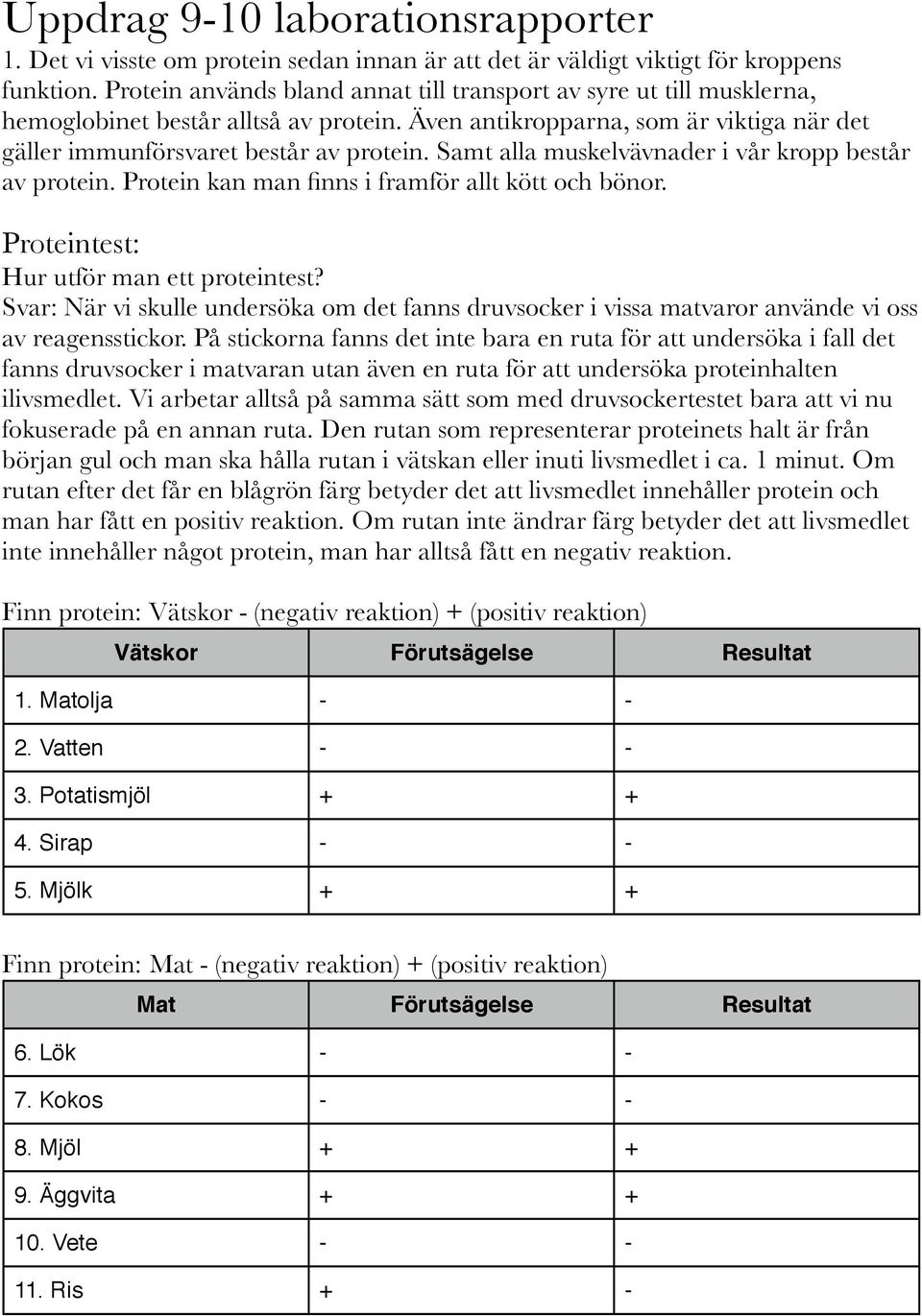 Samt alla muskelvävnader i vår kropp består av protein. Protein kan man finns i framför allt kött och bönor. Proteintest: Hur utför man ett proteintest?