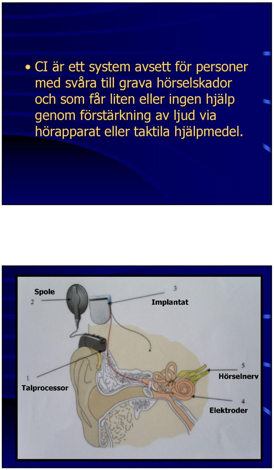 liten eller ingen hjälp genom förstärkning