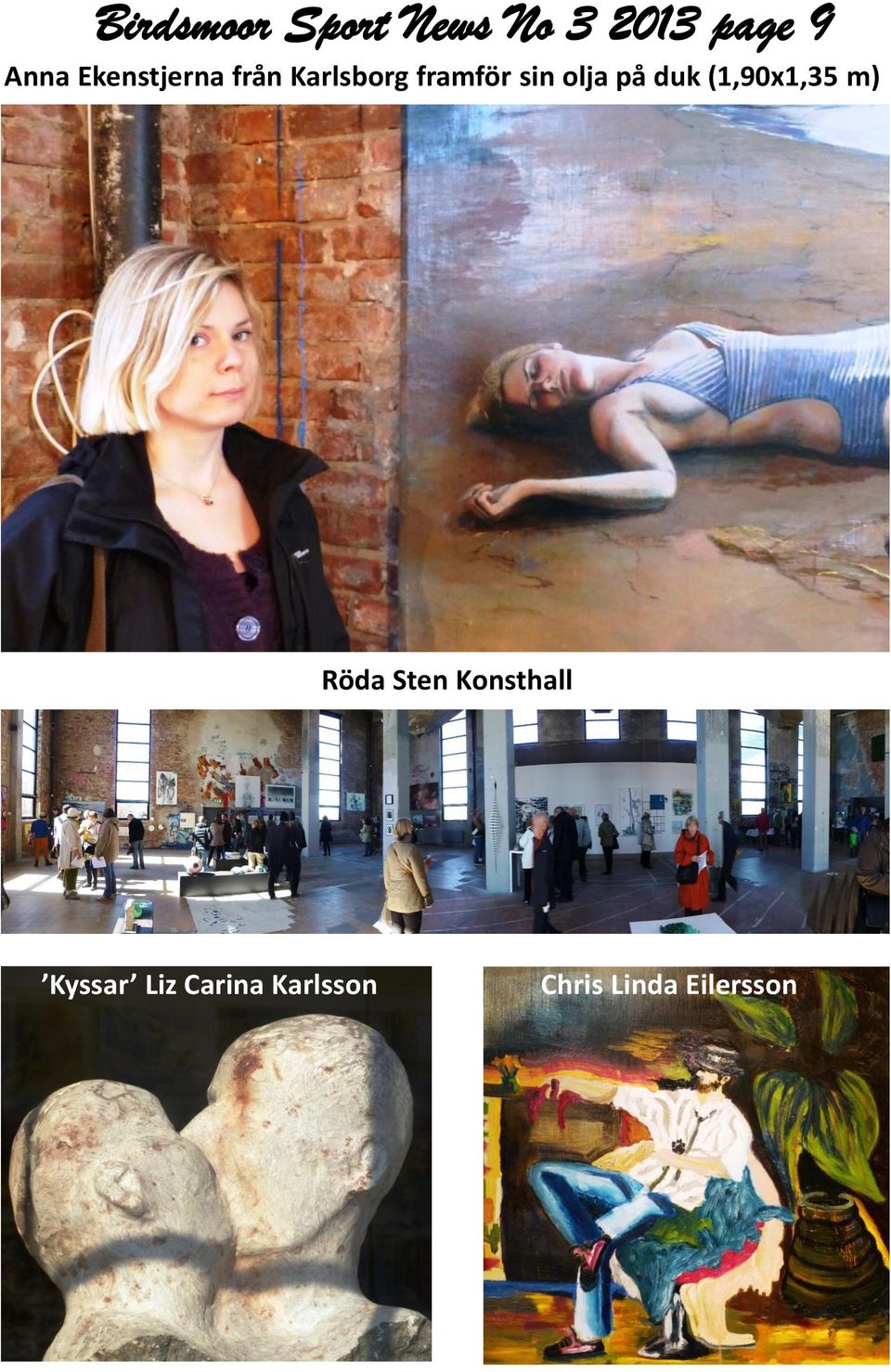 på duk (1,90x1,35 m) Röda Sten Konsthall