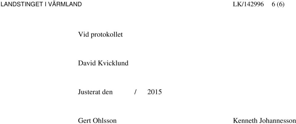 protokollet David Kvicklund