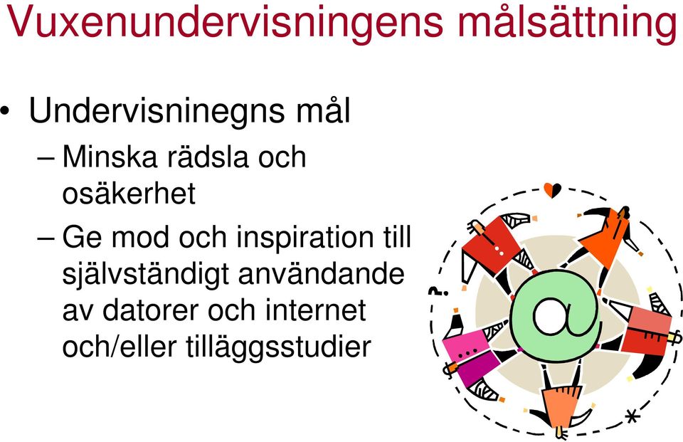 osäkerhet Ge mod och inspiration till