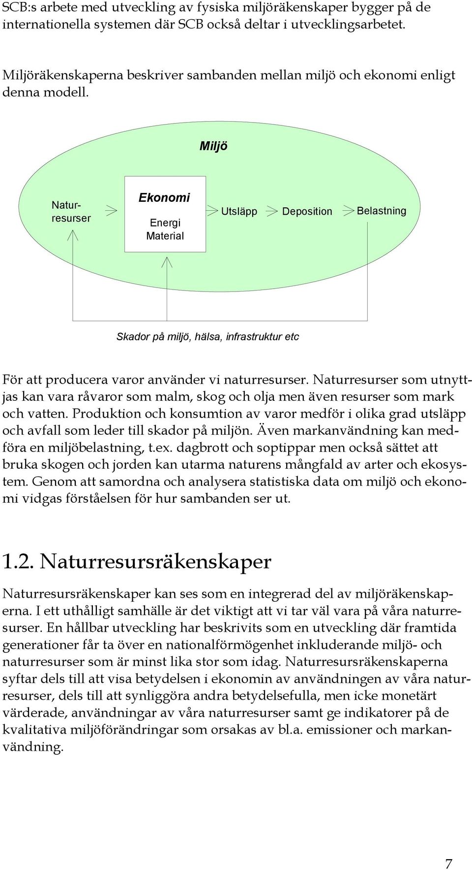 Miljö Naturresurser Ekonomi Energi Material Utsläpp Deposition Belastning Skador på miljö, hälsa, infrastruktur etc För att producera varor använder vi naturresurser.