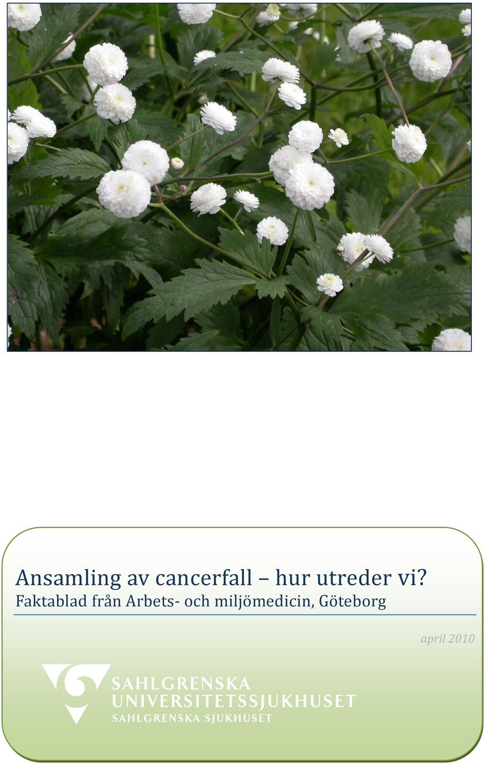 Faktablad från Arbets