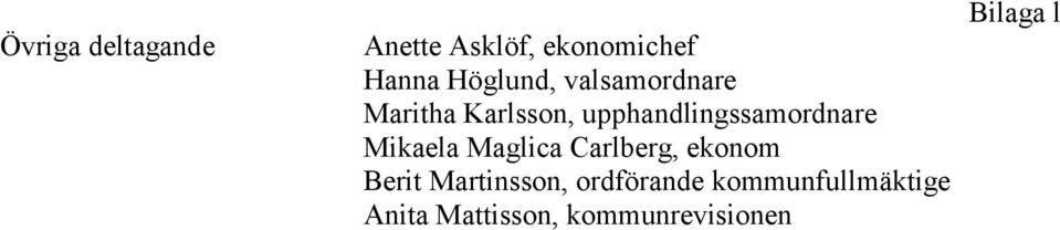 Mikaela Maglica Carlberg, ekonom Berit Martinsson,