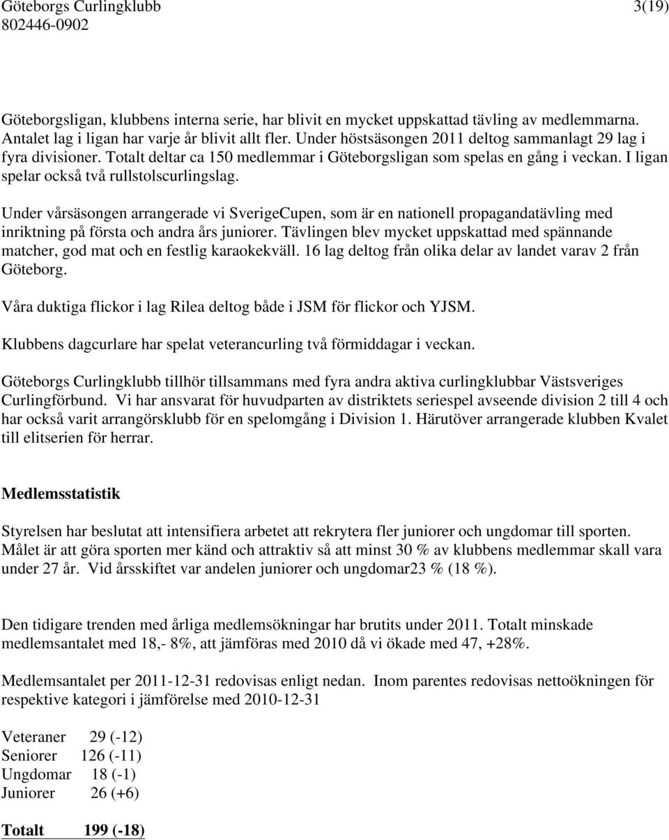 Under vårsäsongen arrangerade vi SverigeCupen, som är en nationell propagandatävling med inriktning på första och andra års juniorer.