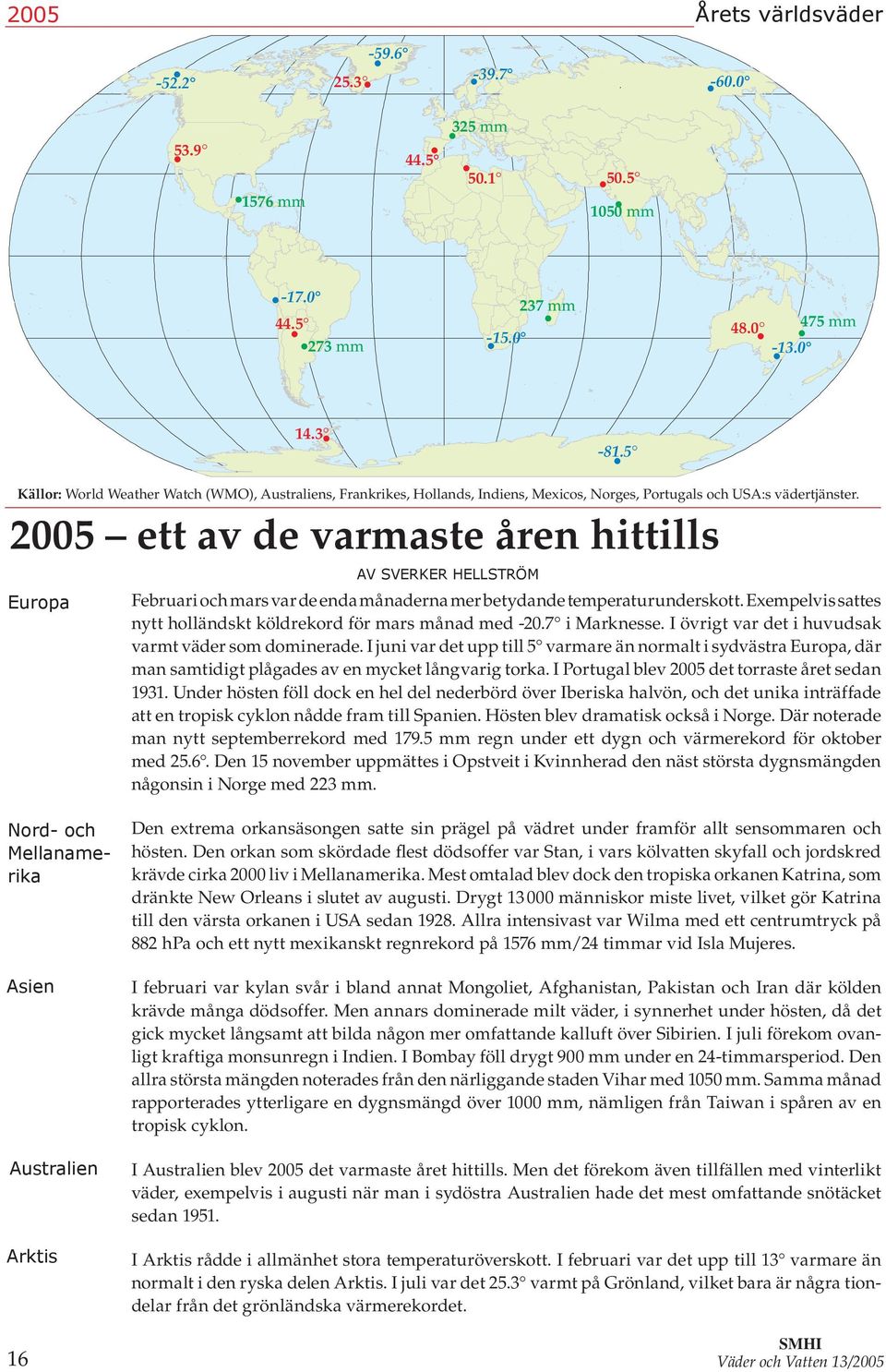 sedan 9 Under hösten föll dock en hel del nederbörd över Iberiska halvön, och det unika inträffade att en tropisk cyklon nådde fram till panien Hösten blev dramatisk också i Norge Där noterade man