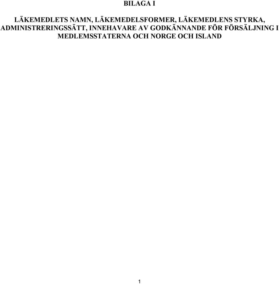 ADMINISTRERINGSSÄTT, INNEHAVARE AV