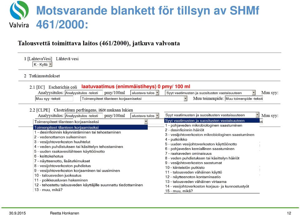 laatuvaatimus (enimmäistiheys)