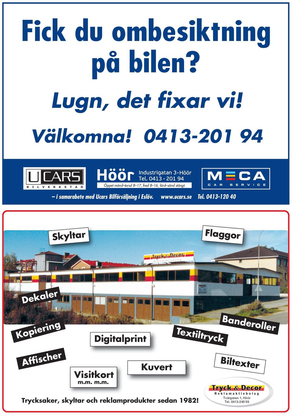 stängt.