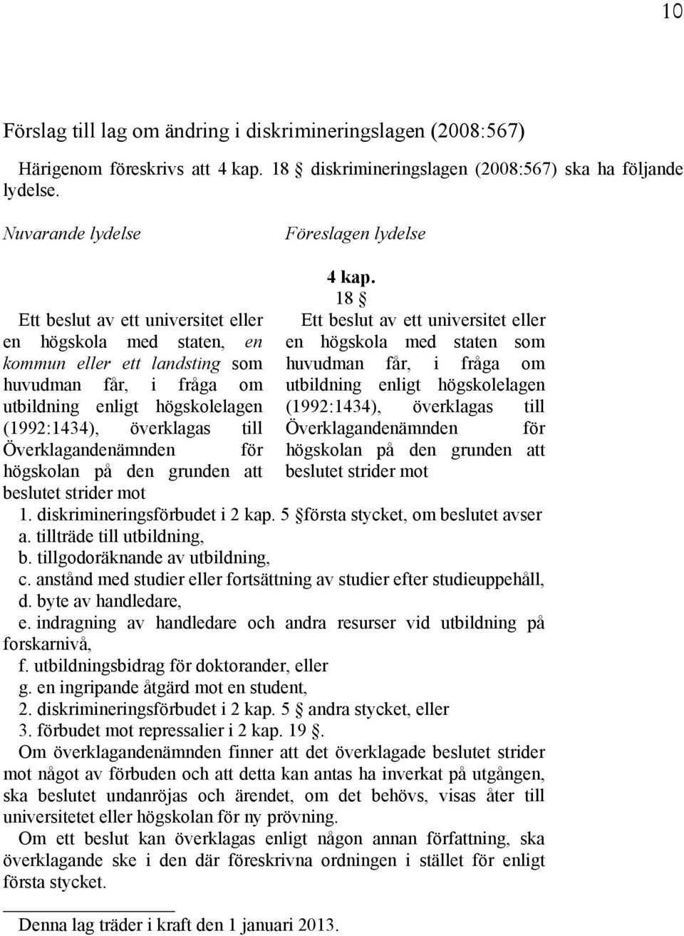 (1992:1434), överklagas till Överklagandenämnden för högskolan på den grunden att 4 kap.