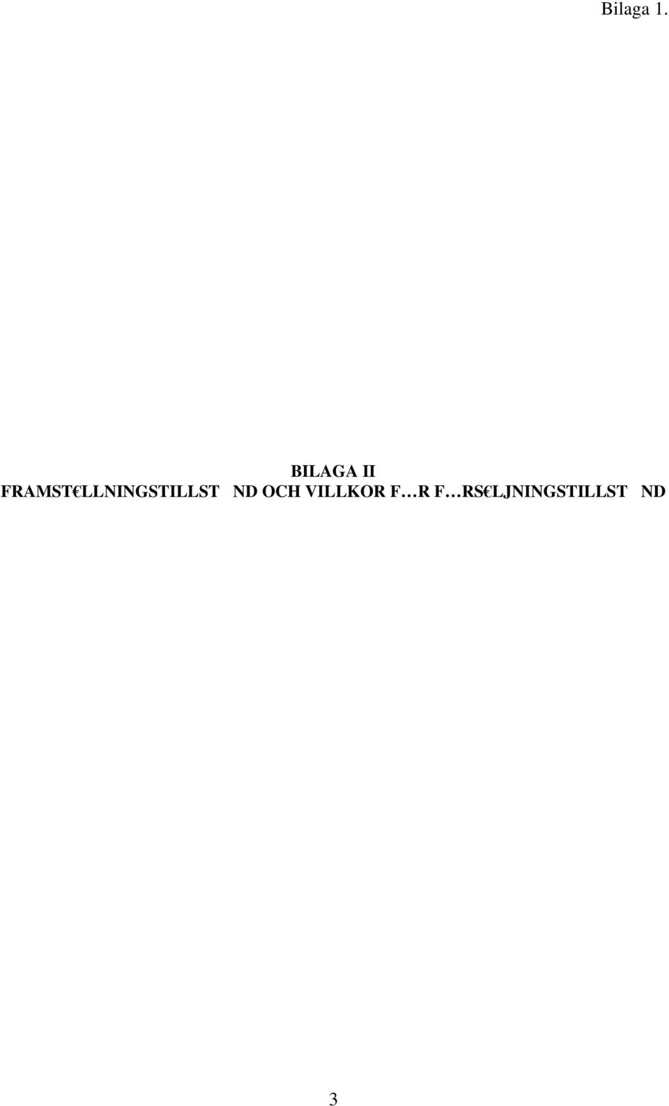 LLNINGSTILLSTND OCH