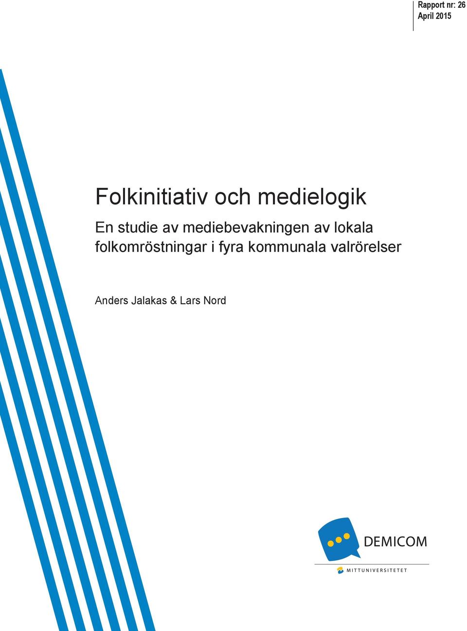 mediebevakningen av lokala