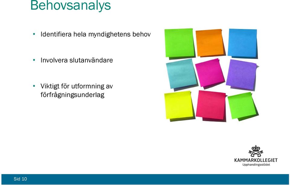 slutanvändare Viktigt för