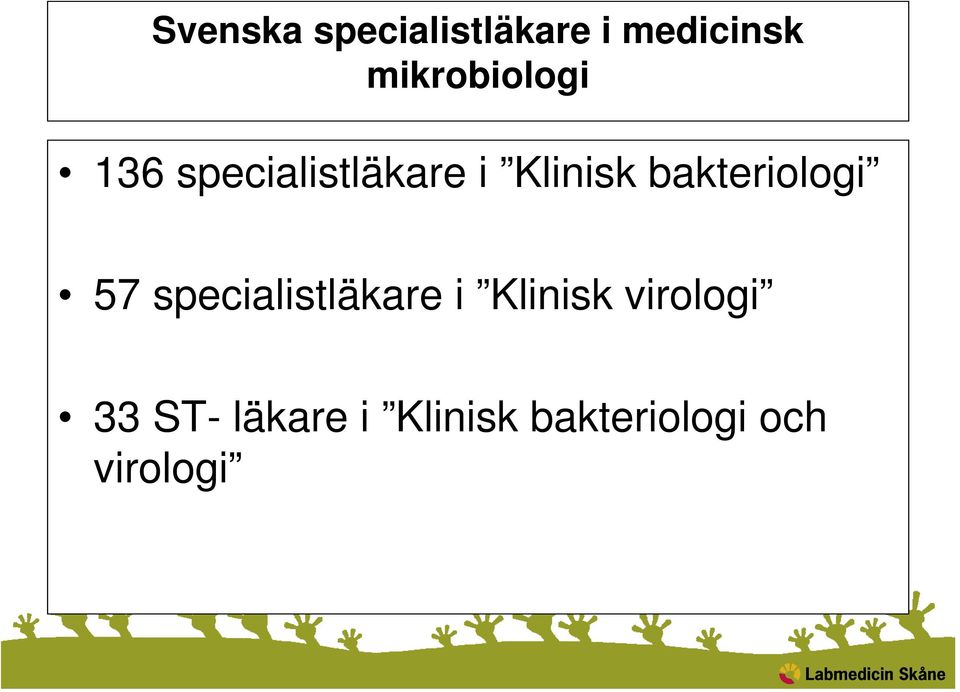 bakteriologi 57 specialistläkare i Klinisk