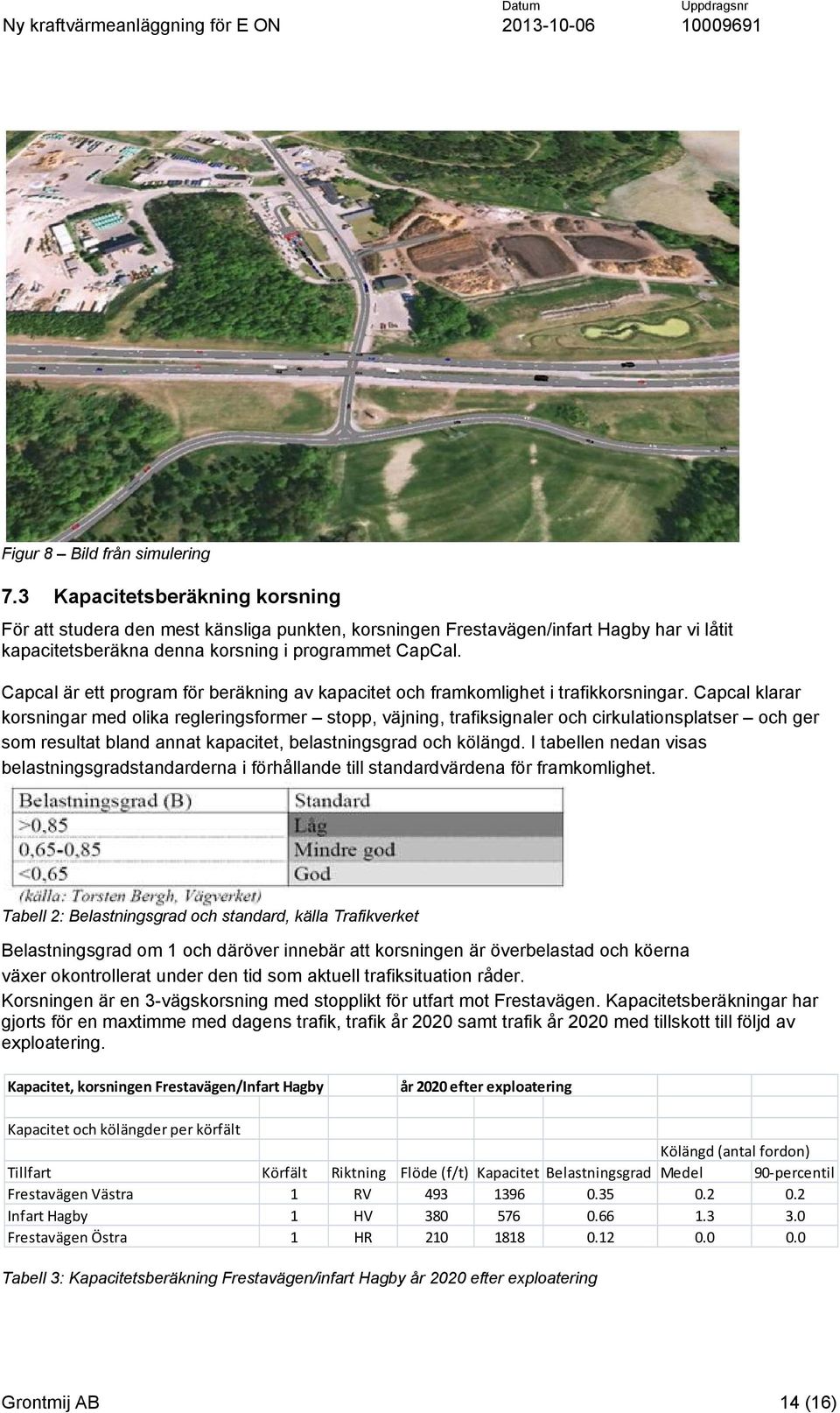 Capcal är ett program för beräkning av kapacitet och framkomlighet i trafikkorsningar.