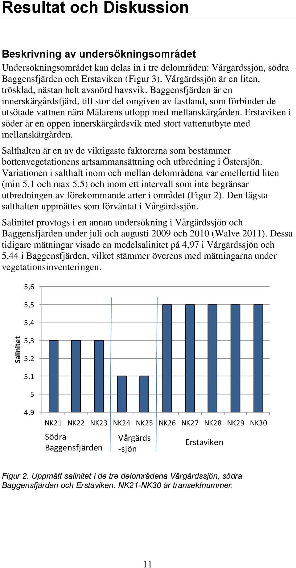 Baggensfjärden är en innerskärgårdsfjärd, till stor del omgiven av fastland, som förbinder de utsötade vattnen nära Mälarens utlopp med mellanskärgården.