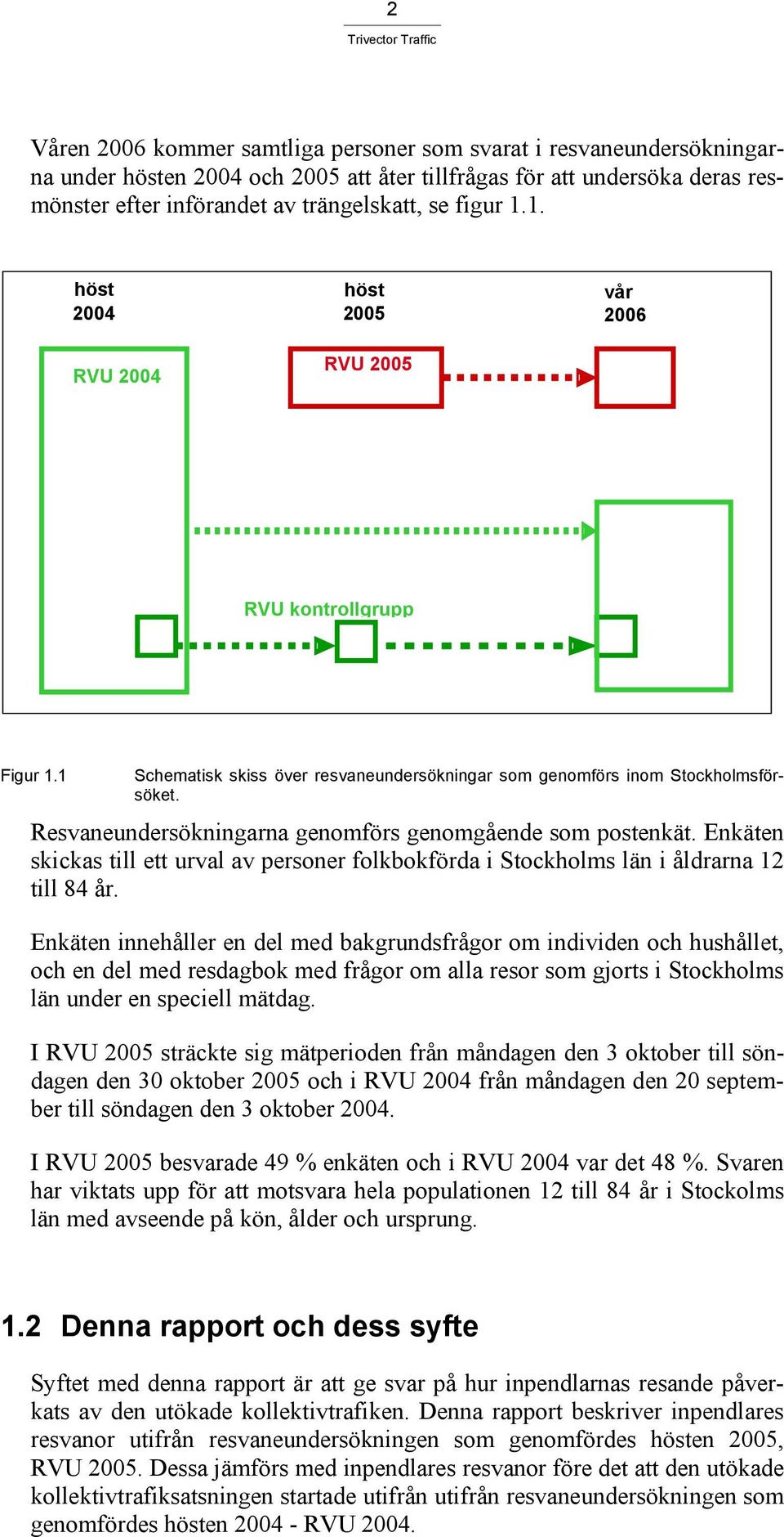 Resvaneundersökningarna genomförs genomgående som postenkät. Enkäten skickas till ett urval av personer folkbokförda i Stockholms län i åldrarna 12 till 84 år.