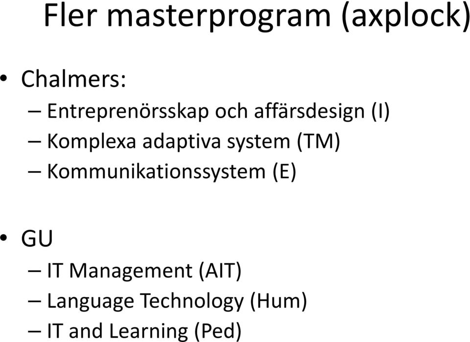 adaptiva system (TM) Kommunikationssystem(E) GU