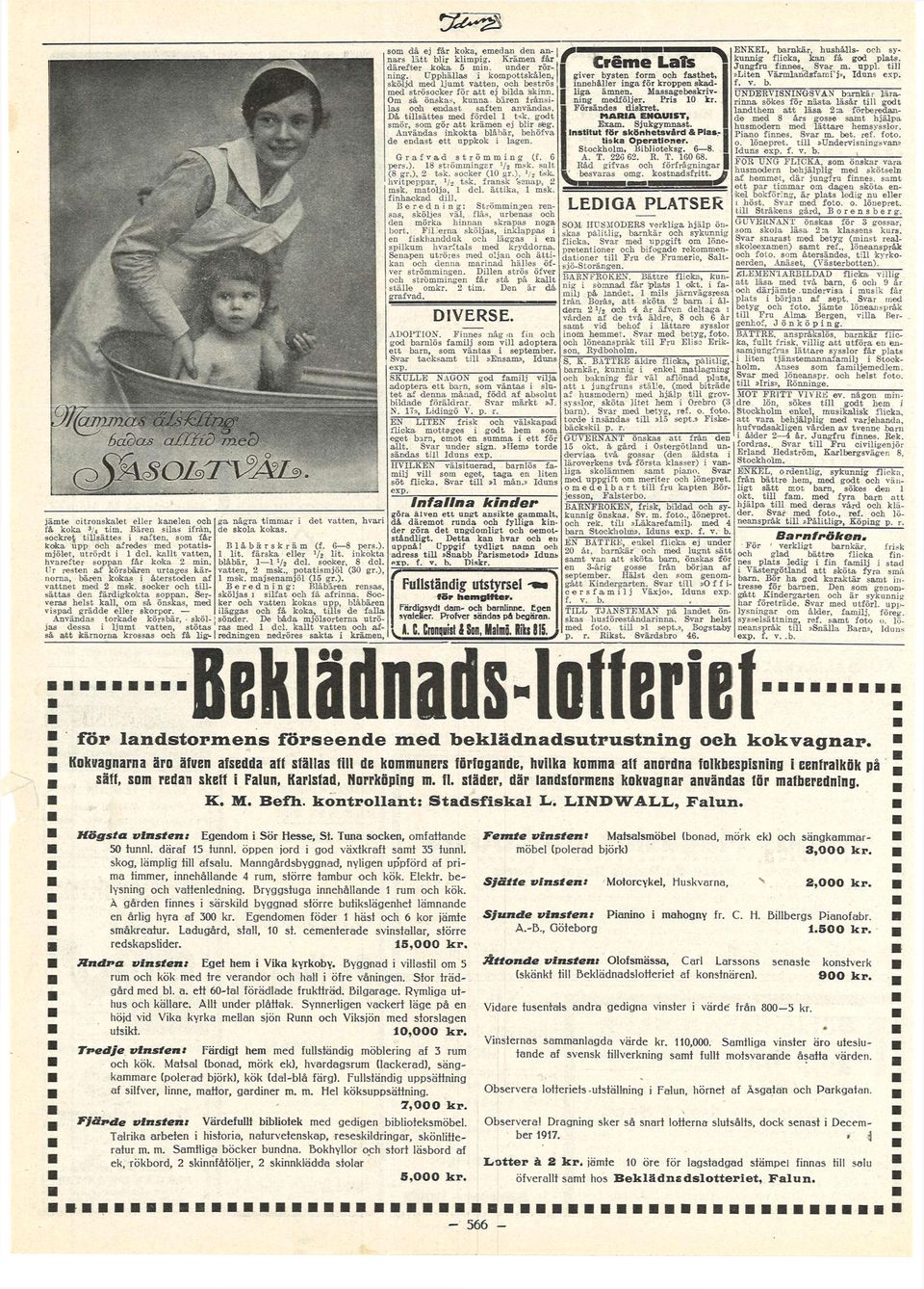 godt smör, som gör tt krämen ej blir sieg. Används inkokt blåbär, behöfv de endst ett uppkok i lgen. G r f v d s t r ö m m i n g (f. 6 pers.). 18 strömmingr '/2 msk. slt (8 gr.), :2 tsk.