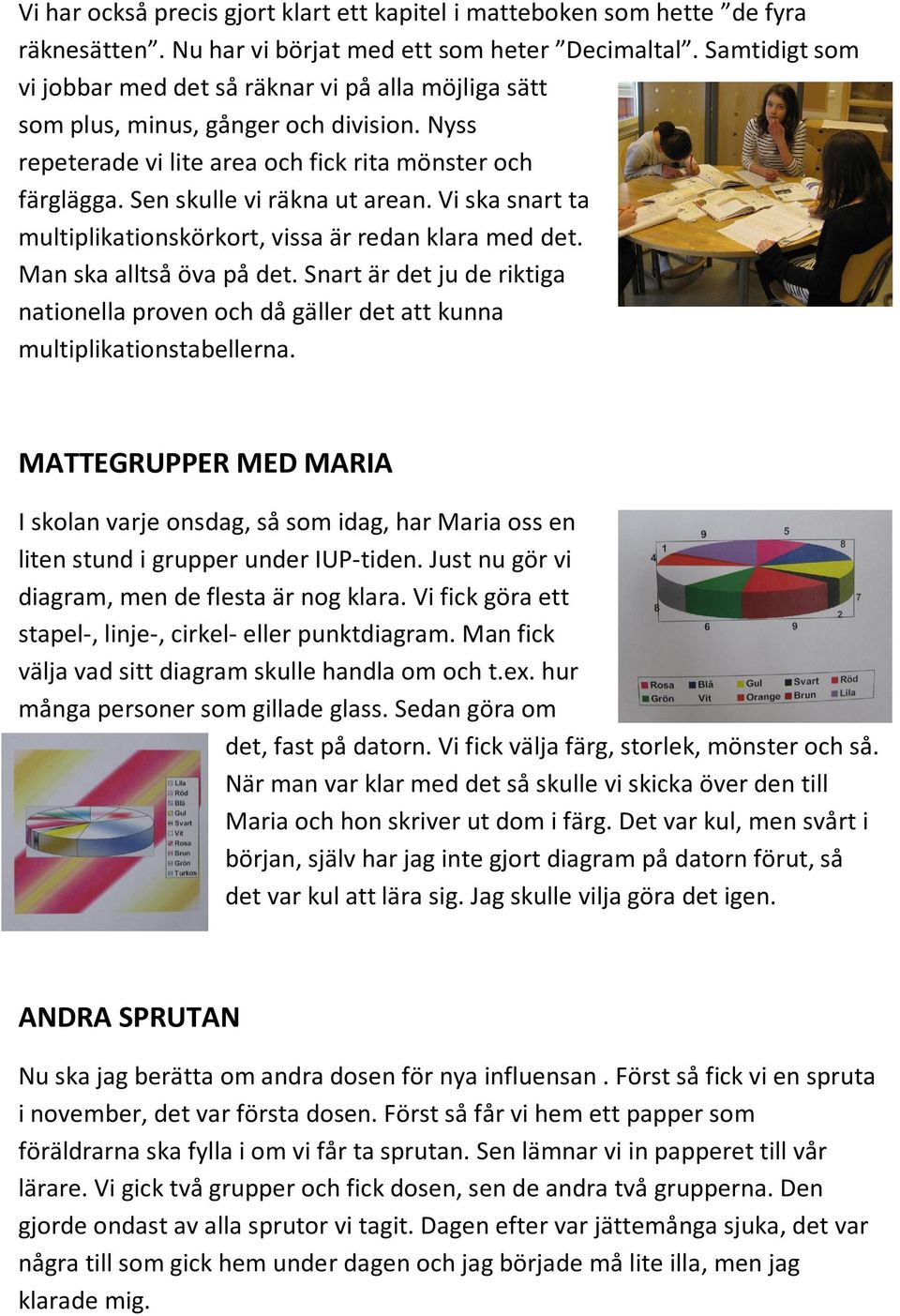 Vi ska snart ta multiplikationskörkort, vissa är redan klara med det. Man ska alltså öva på det. Snart är det ju de riktiga nationella proven och då gäller det att kunna multiplikationstabellerna.