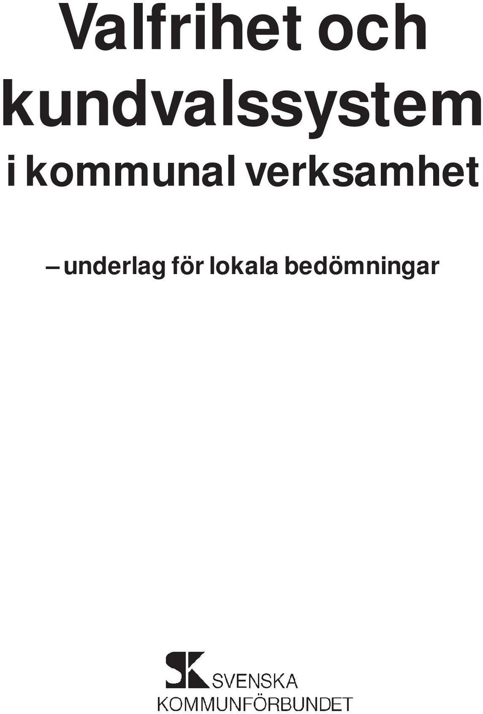 kommunal verksamhet