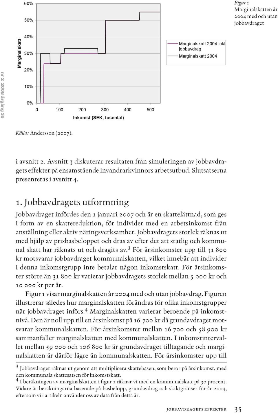 Jobbavdragets utformning Jobbavdraget infördes den 1 januari 2007 och är en skattelättnad, som ges i form av en skattereduktion, för individer med en arbetsinkomst från anställning eller aktiv