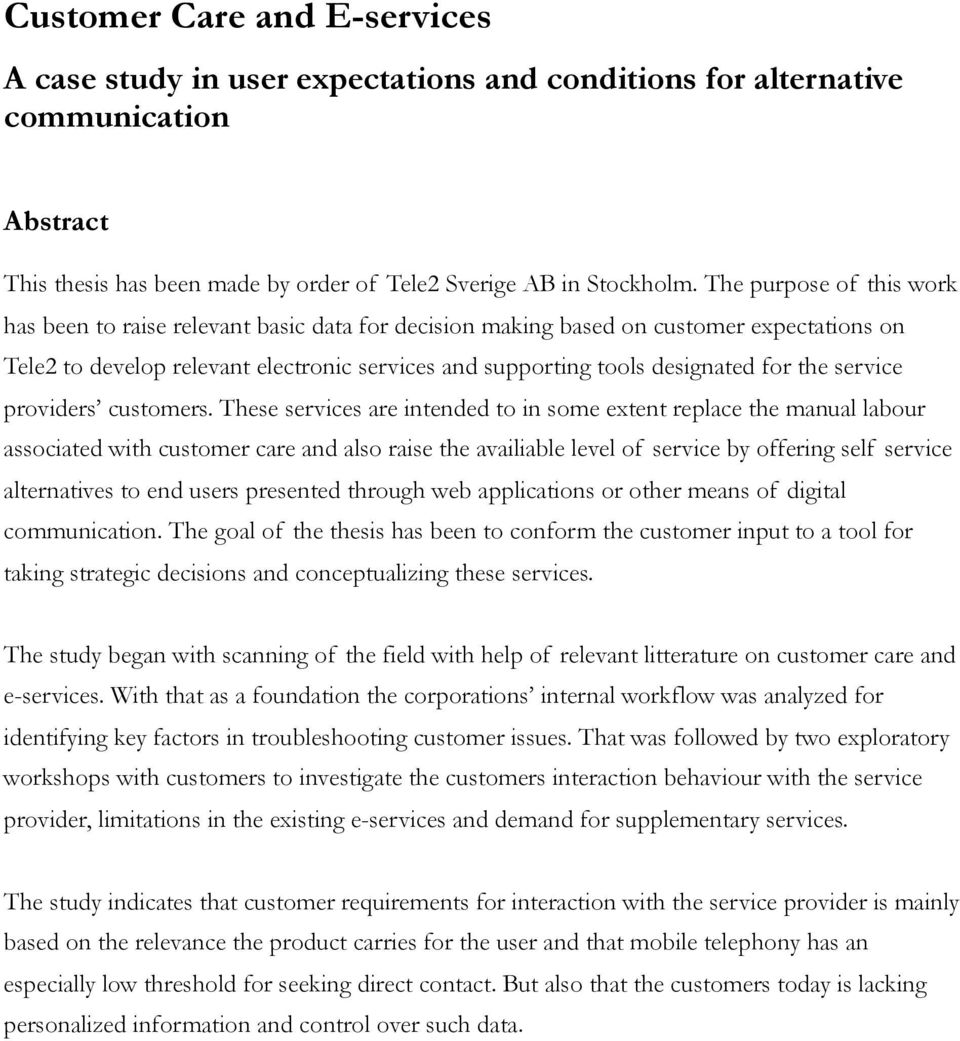 the service providers customers.