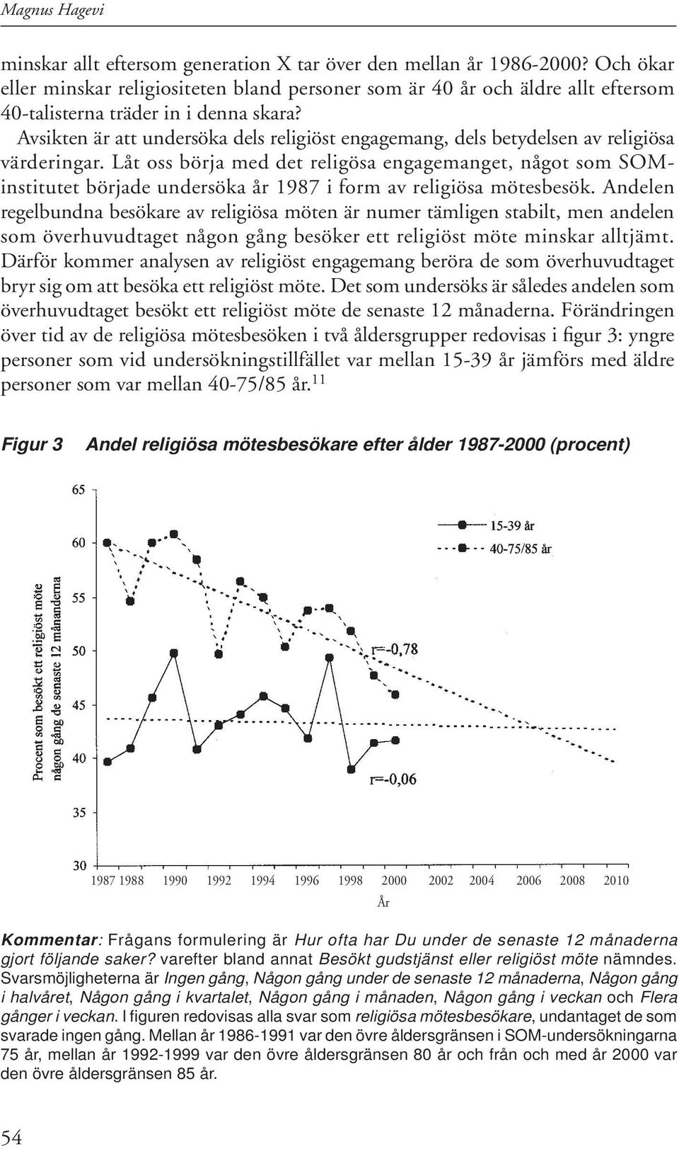 Avsikten är att undersöka dels religiöst engagemang, dels betydelsen av religiösa värderingar.