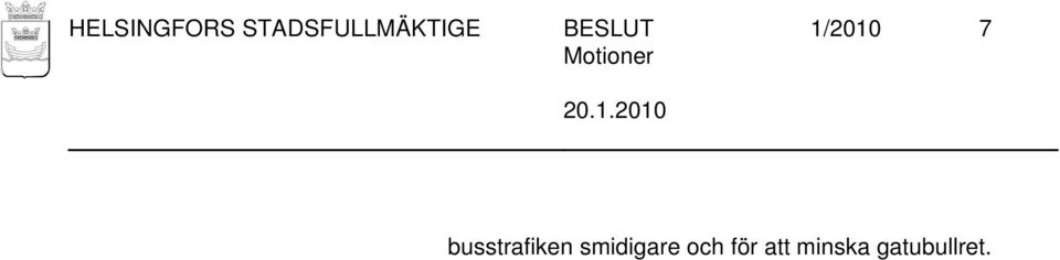 1/2010 7 busstrafiken