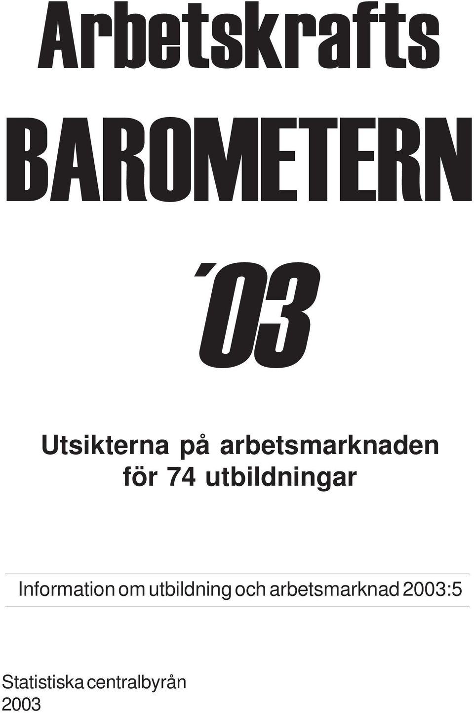 Information om utbildning och