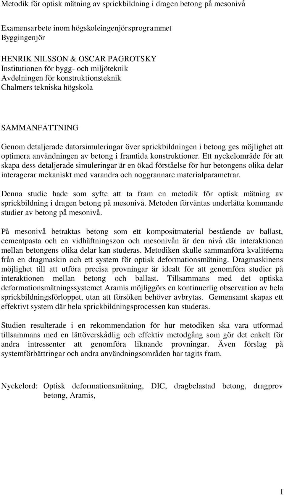 betong i framtida konstruktioner.