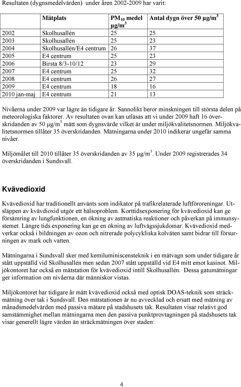 Sannolikt beror minskningen till största delen på meteorologiska faktorer.