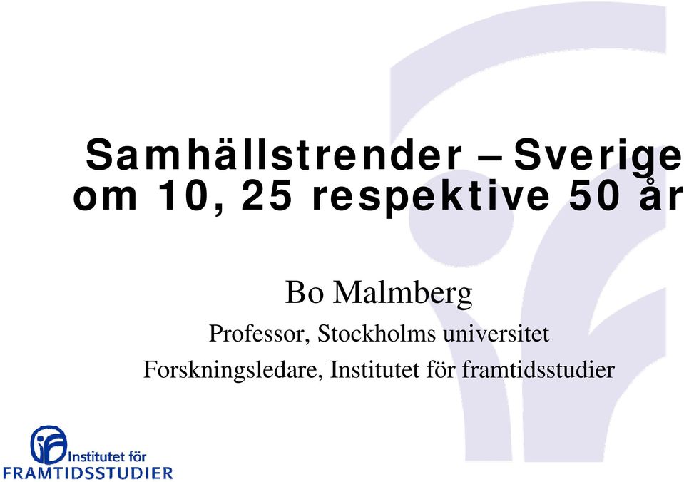 Professor, Stockholms universitet