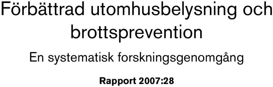 brottsprevention En