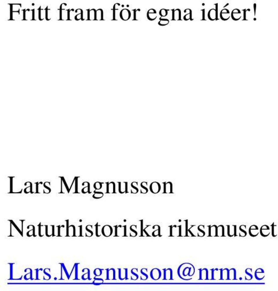 Lars Magnusson