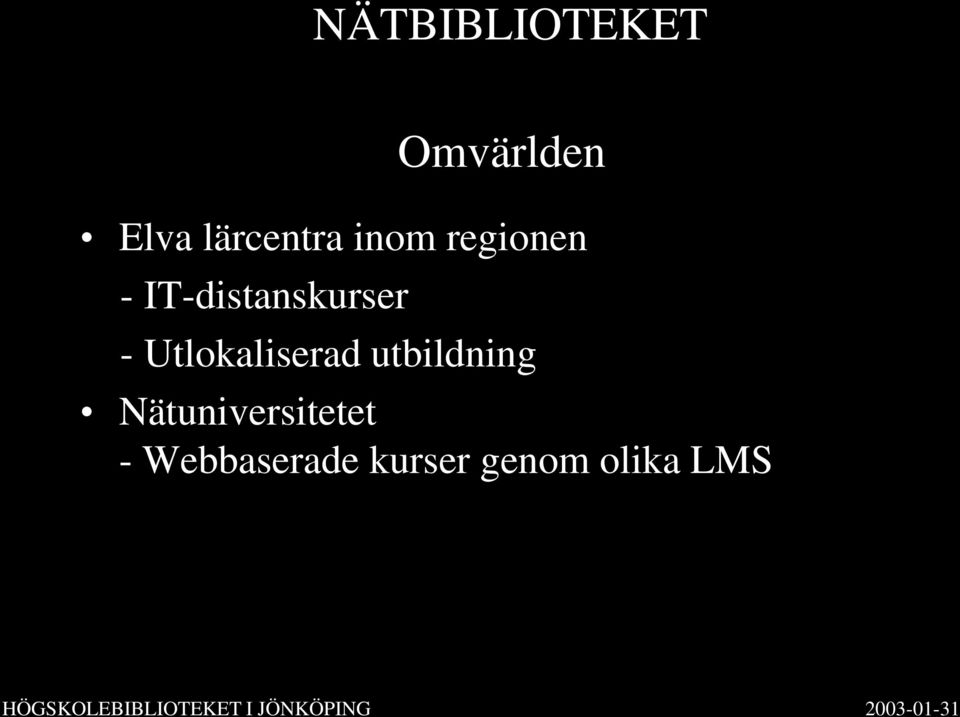 Utlokaliserad utbildning