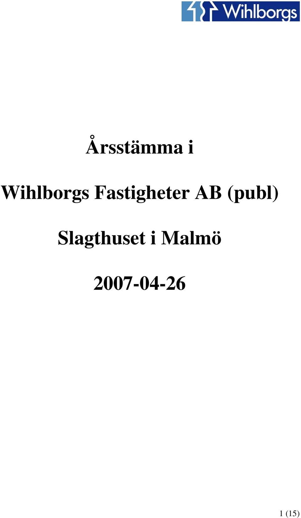 Fastigheter AB