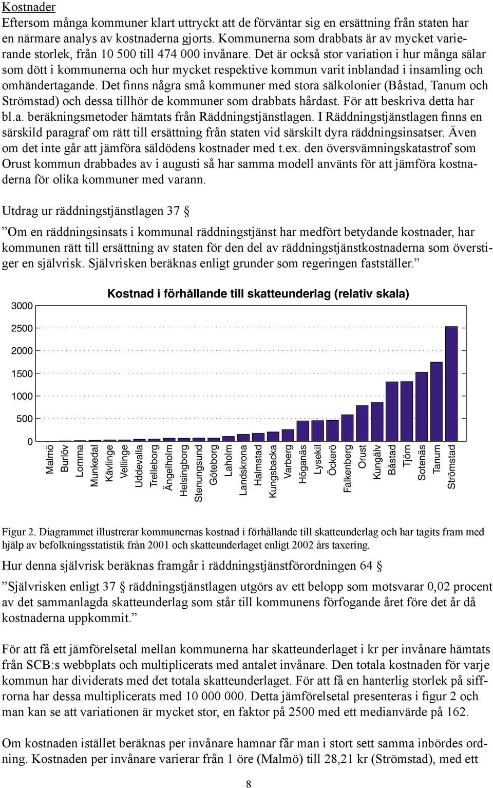 Det är också stor variation i hur många sälar som dött i kommunerna och hur mycket respektive kommun varit inblandad i insamling och omhändertagande.