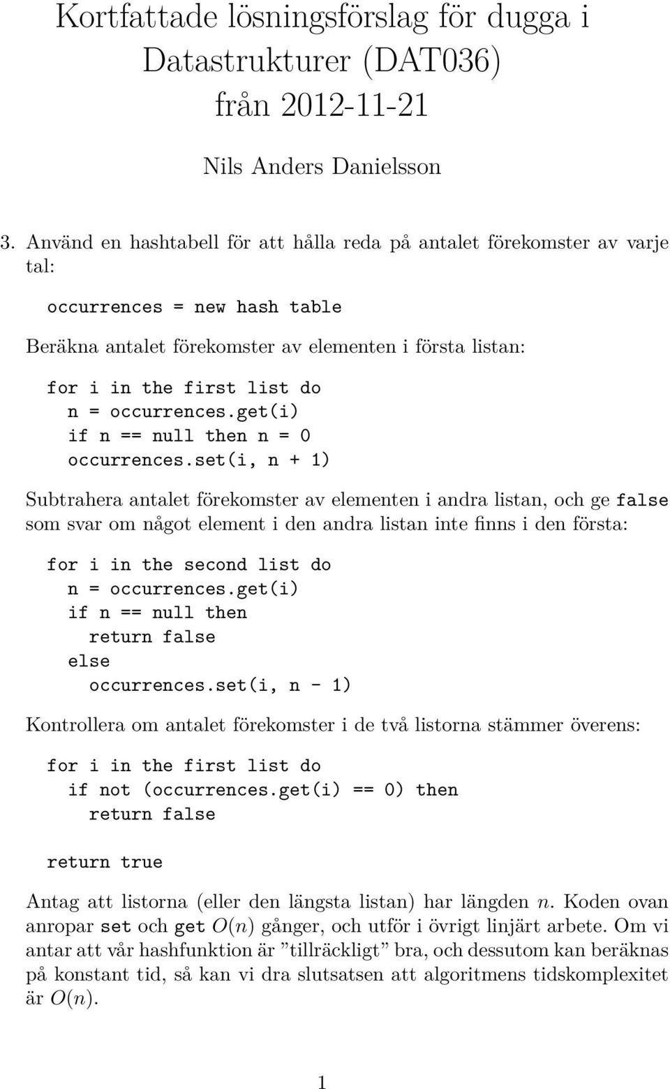 occurrences.get(i) if n == null then n = 0 occurrences.