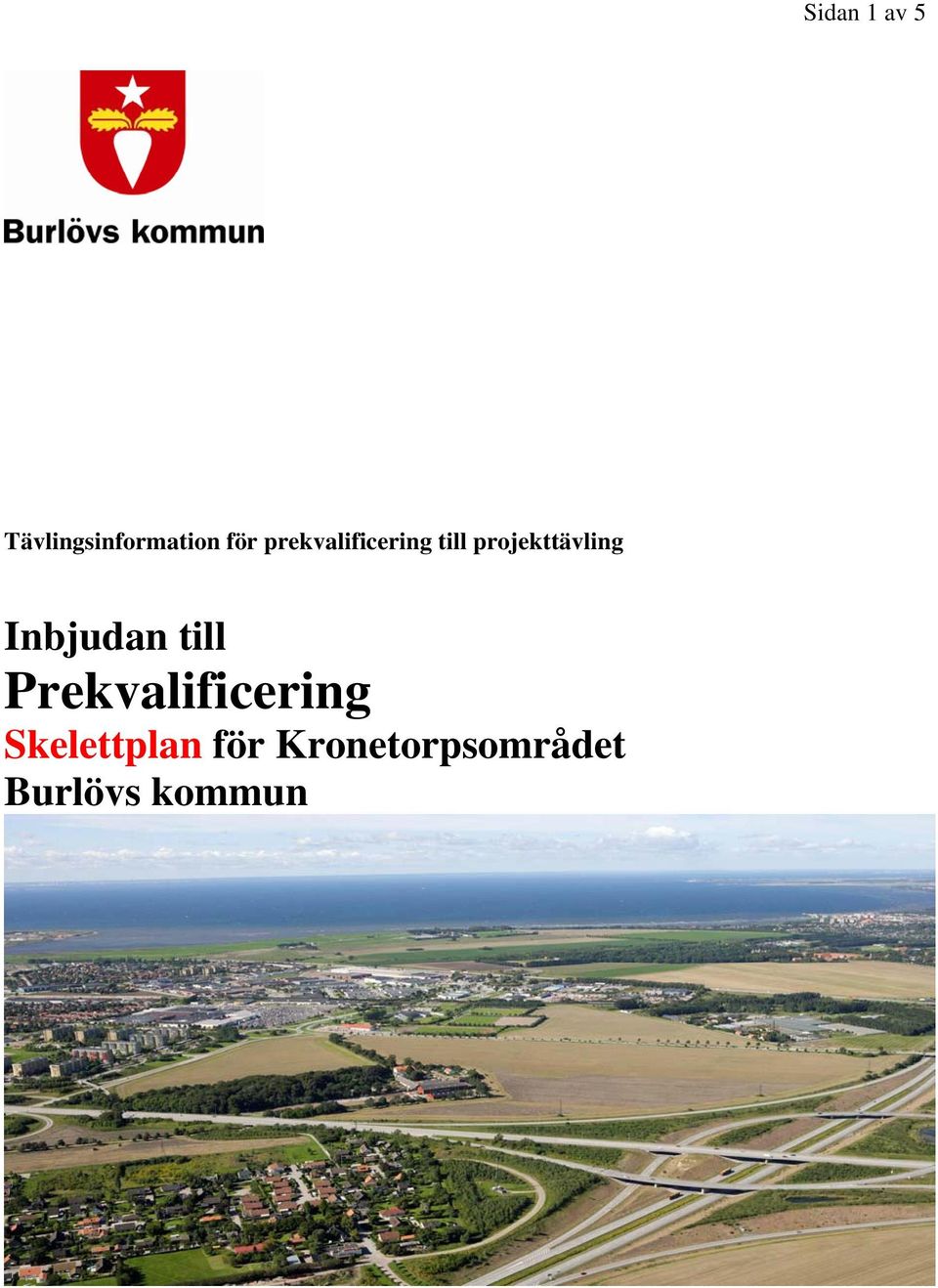 Inbjudan till Prekvalificering