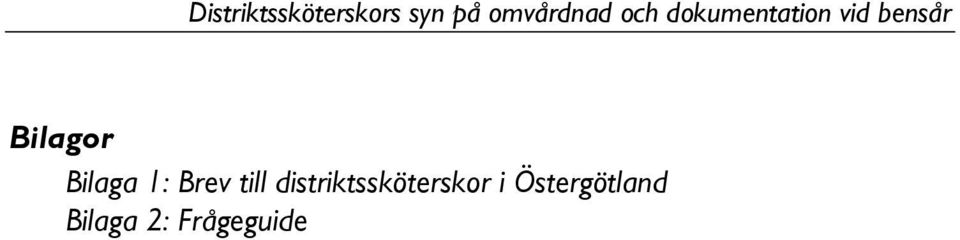 distriktssköterskor