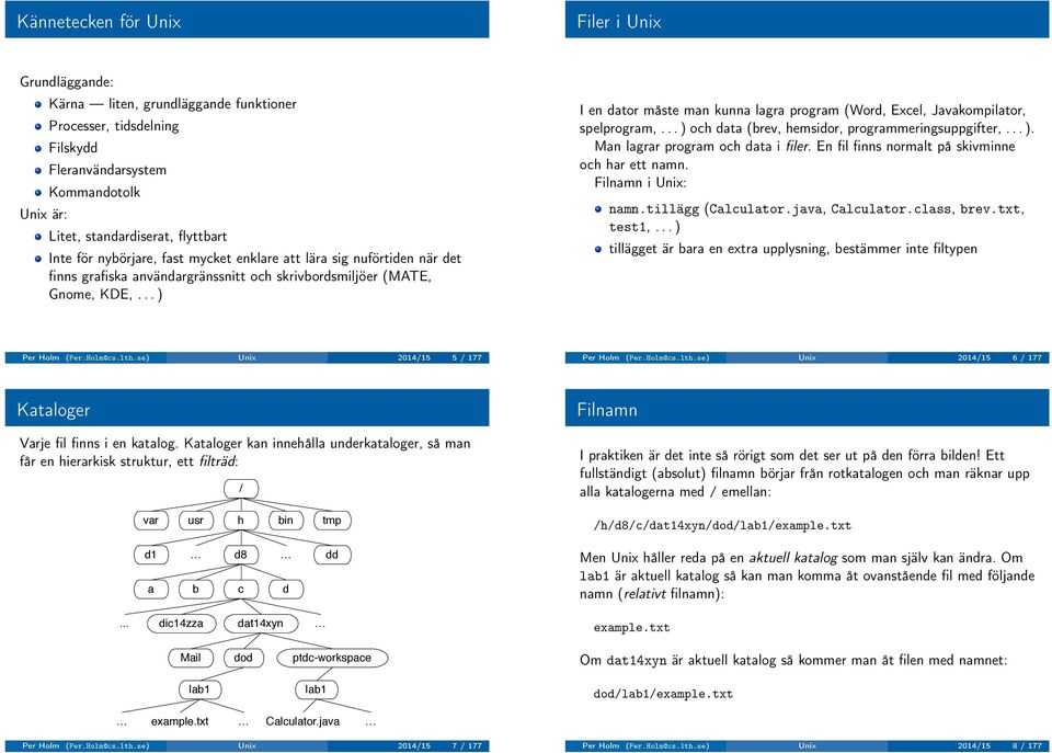 .. ) I en dator måste man kunna lagra program (Word, Excel, Javakompilator, spelprogram,... ) och data (brev, hemsidor, programmeringsuppgifter,... ). Man lagrar program och data i filer.